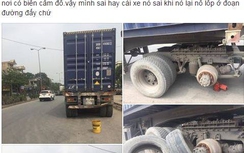 Đỗ xe để thay lốp bị CSGT phạt: Đúng hay sai?