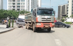 Người phụ nữ bị xe ben cán tử vong tại chỗ