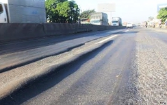 Khắc phục hằn lún trên QL1 gặp khó do vướng mặt bằng