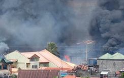 Không quân Philippines tập kích trúng 4 ngôi nhà ở Marawi