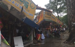 TP.HCM: Cành cây cổ thụ đổ gãy đè sập hàng loạt ki-ốt