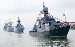 Các chiến hạm mới nhất của Nga phô diễn sức mạnh tại St. Petersburg