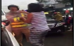 Tin mới vụ người phụ nữ túm cổ áo, thóa mạ CSGT