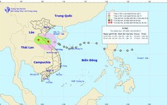 Thời tiết 10/10: Áp thấp giật cấp 8 đi vào Hà Tĩnh -Quảng Bình