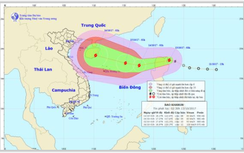 Thời tiết ngày 13/10: Bão Khanun mạnh thêm, hướng về Việt Nam
