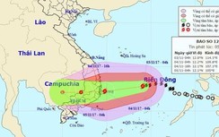 Bình Thuận cho học sinh nghỉ học tránh bão số 12