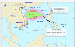 Bão số 13 có thể đổi hướng, tiến thẳng vào miền Trung