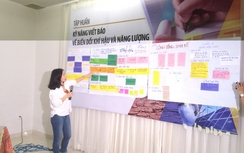 Hơn 20 phóng viên tập huấn kĩ năng viết báo biến đổi khí hậu