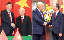 Một ngày tiếp nguyên thủ của hai siêu cường