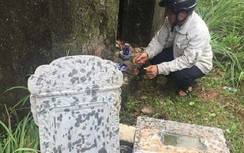 Huế: Khu lăng mộ mẹ vua Dục Đức bị kẻ xấu đào phá