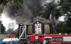 Cháy lớn tại quán karaoke ở Linh Đàm nghi do thợ hàn xì