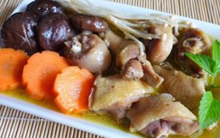 Cách làm gà hầm nấm vừa ngon, vừa bổ