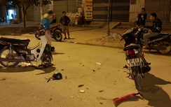 Hà Nội: Xe máy tông nhau trên đường Nguyễn Xiển, 3 người nhập viện