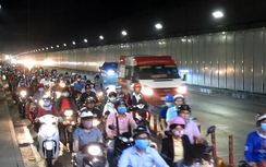 Sau 6 năm, hầm Thủ Thiêm đã quá tải, tắc nghẽn giờ cao điểm