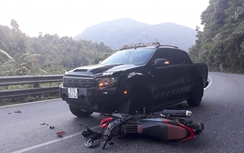 Ô tô tông xe máy trên đèo Bảo Lộc, người đàn ông nguy kịch