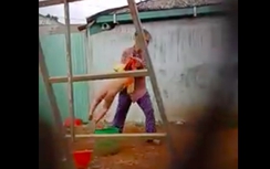 Công an triệu tập người phụ nữ bạo hành bé 2 tuổi