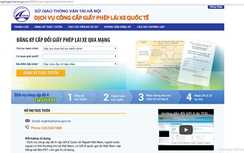 Hà Nội: Từ 2/1/2018 cấp GPLX trực tuyến mức độ 4