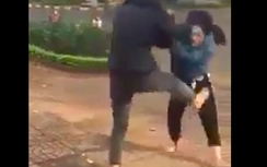 Công an làm việc với nữ sinh đánh nhau giữa phố Buôn Ma Thuột