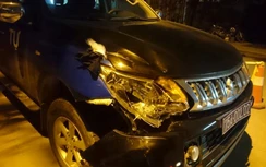 Đang làm rõ vụ xe Cảnh sát va xe máy, 2 người bị thương