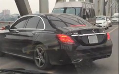Tài xế Mercedes quay đầu trên cầu Chương Dương bị phạt 1,5 triệu
