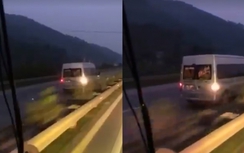 Video: Ô tô 16 chỗ liều mạng chạy ngược chiều trên cao tốc