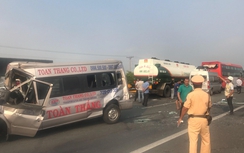 10 ô tô đâm nhau trên cao tốc Long Thành: CA huyện vào cuộc