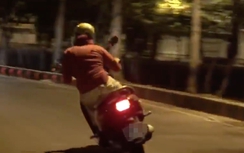 Video: "Ninja Lead" nghiêng mình ôm cua như tay đua thứ thiệt