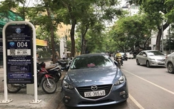 Thu phí sử dụng tạm lòng đường các điểm trông giữ xe Iparking