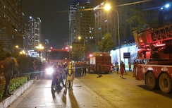 Hà Nội: Cháy tại chung cư 31 tầng trên đường Lê Văn Lương