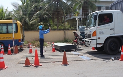 Tiền Giang: Xử phạt 64 phương tiện vi phạm tải trọng