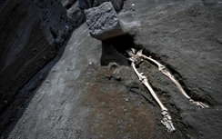 Phát hiện hài cốt bị đá khổng lồ rơi nát đầu 2.000 năm trước