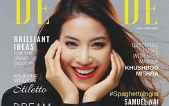 Phạm Hương rạng rỡ trên bìa tạp chí danh giá của Pháp