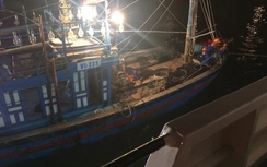 Đưa 7 thuyền viên về bờ an toàn sau 4 ngày gặp nạn