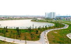 Hồ điều hòa - Lá phổi xanh khu đô thị Thanh Hà-Mường Thanh