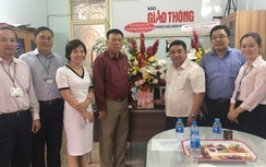 Nhiều cơ quan chúc mừng Báo Giao thông tại TP.HCM