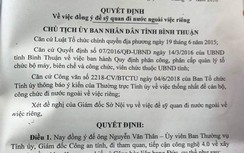 Bí thư Bình Thuận nói gì vụ nhiều cán bộ đi nước ngoài?