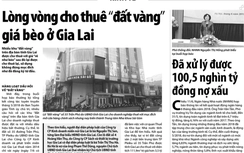 Cho thuê "đất vàng" giá bèo ở Gia Lai: Chỉ rút kinh nghiệm?