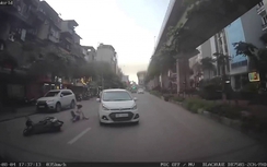 Video: Truy đuổi ô tô “điên” tông hàng loạt phương tiện rồi bỏ chạy