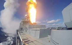 Tàu Grigorovich lần đầu tiên bắn tên lửa Kalibr từ Biển Đen