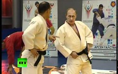 Ông Putin và chồng của Ngoại trưởng Áo cùng đam mê Judo