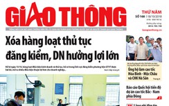Tin mới nhất, hay nhất trên Báo Giao thông ngày 18/10/2018