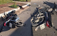 Xe máy đấu đầu kinh hoàng trên đường ven biển, 2 người tử vong