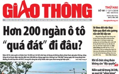 Tin mới nhất, hay nhất trên Báo Giao thông ngày 12/11/2018