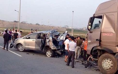 Ngày 30/11, xử giám đốc thẩm xe container đâm Innova lùi trên cao tốc