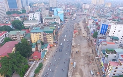 Phân luồng thi công đường vành đai 2, phương tiện đi hướng nào?
