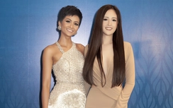 Mai Phương Thuý diện váy xẻ táo bạo, đọ dáng với H'Hen Niê