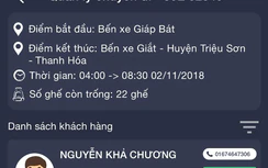 Ứng dụng mới giúp đặt chỗ xe khách thuận tiện, nhanh chóng