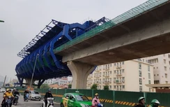 Đường vành đai 2 Vĩnh Tuy-Ngã Tư Sở sau hơn nửa năm thi công