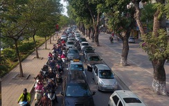 Hà Nội chi 3,6 tỷ chặt hạ, chuyển cây xanh mở rộng đường Láng