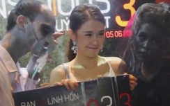 Hot girl Ngọc Thảo điếng hồn khi bị dọa ma